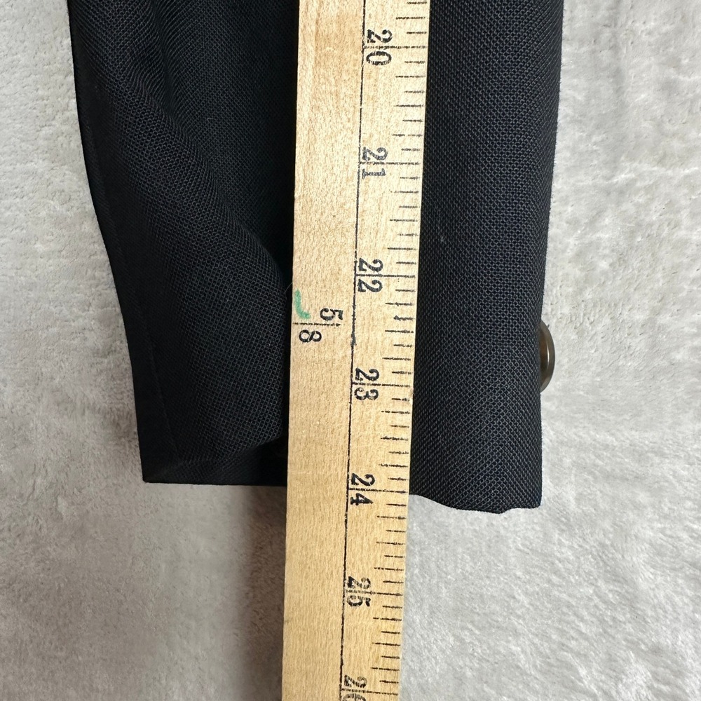 Vintage Orvis Black Blazer Mens 20R Tailored in USA Classic Sport Coat - Picture 8 of 9